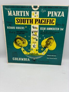 Mary Martin & Ezio Pinza South Pacific 1949 Broadway Cast LP Vinyl Columbia